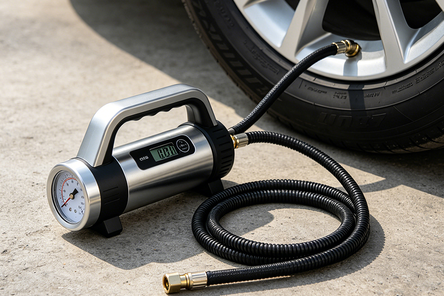 Gonfiatore per pneumatici per auto